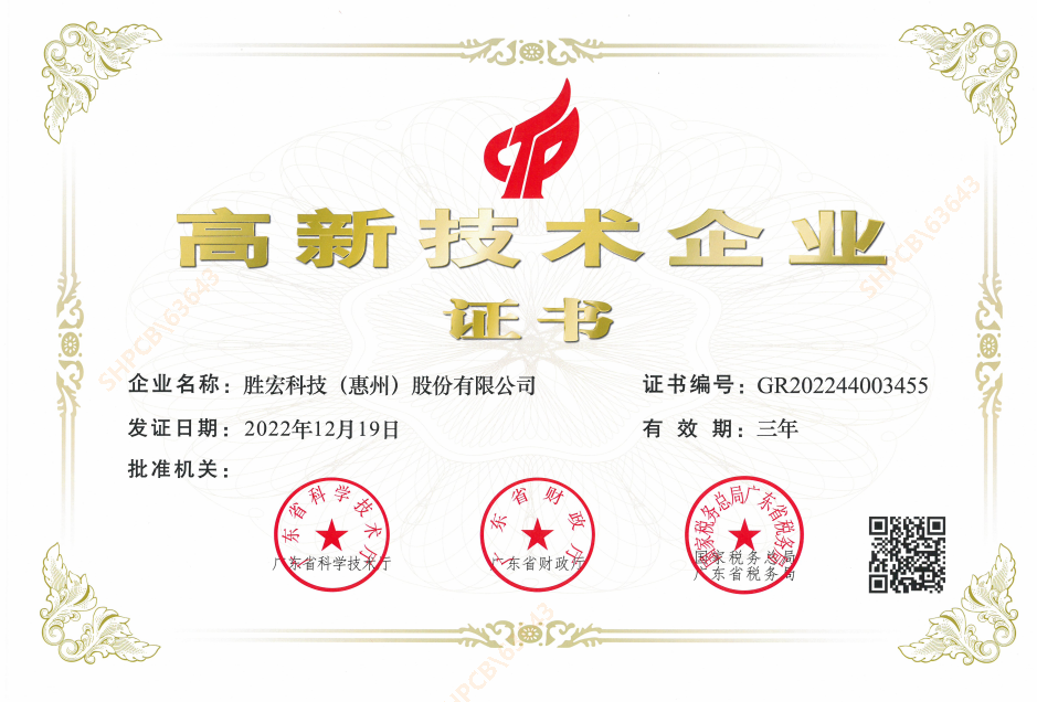 喜報！我司順利通過“高新技術企業”認定